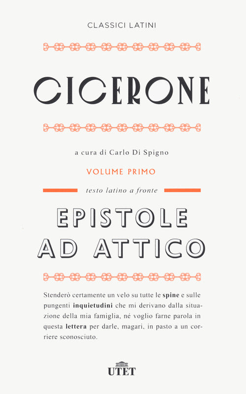 Epistole ad Attico. Testo latino a fronte. Vol. 1