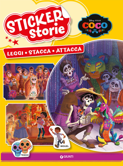 Mistero tra due mondi. Coco sticker. Con adesivi