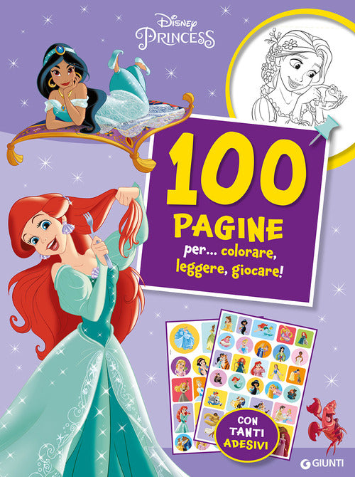 Disney Princess. 100 pagine per... colorare, leggere, giocare! Sticker special color