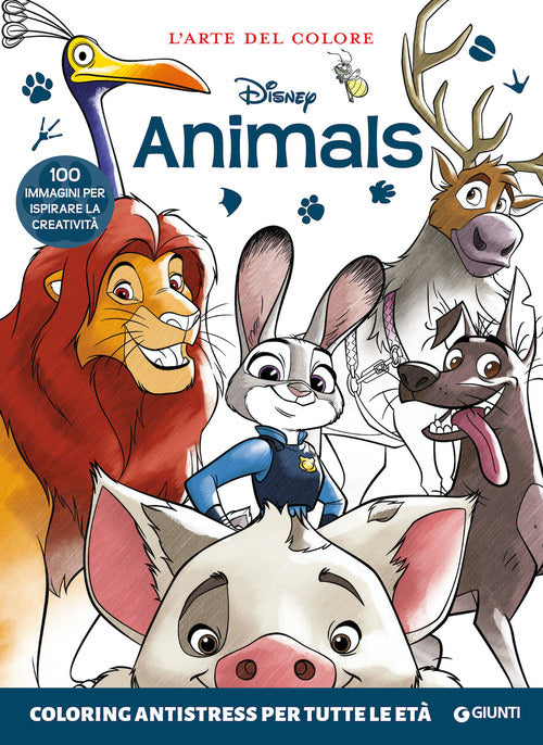 Disney animals. Coloring antistress per tutte le et