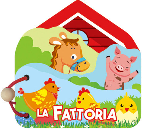 La fattoria. Libri in legno