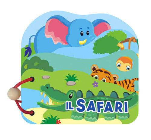 Il safari. Libri in legno