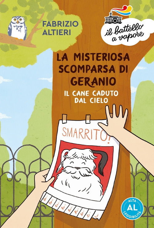 La misteriosa scomparsa di Geranio, il cane caduto dal cielo. Ediz. ad alta leggibilit