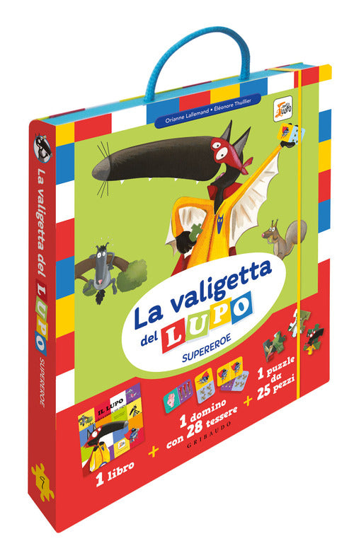 Valigetta del lupo supereroe. Amico lupo