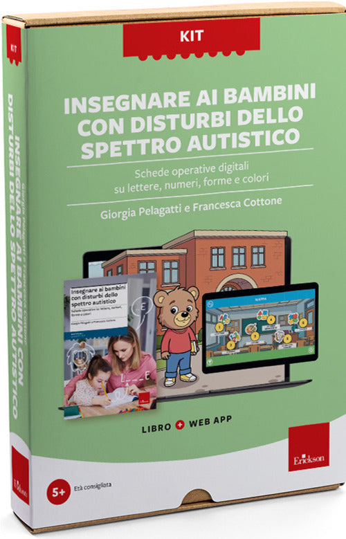 Insegnare ai bambini con disturbi dello spettro autistico. Schede operative digitali su lettere, numeri, forme e colori. Kit