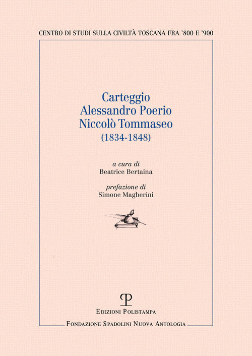 Carteggio Alessandro Poerio Niccol Tommaseo (1834-1848)