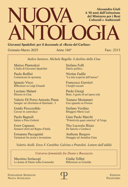 Nuova antologia. Vol. 160