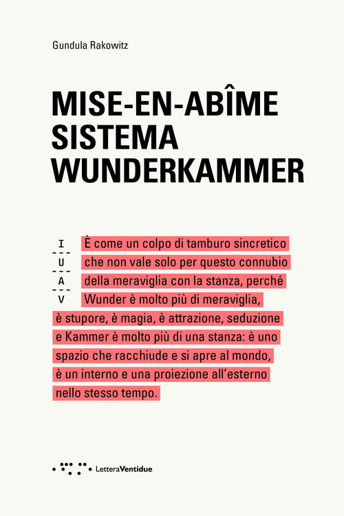 Mise-en-abme. Sistema wunderkammer