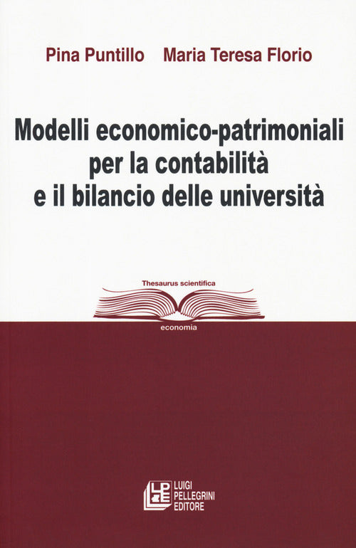 Modelli economico-patrimoniali per la contabilit e il bilancio delle universit