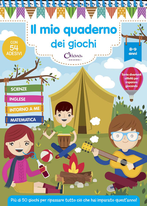 Il mio quaderno dei giochi 8/9 anni. Con adesivi