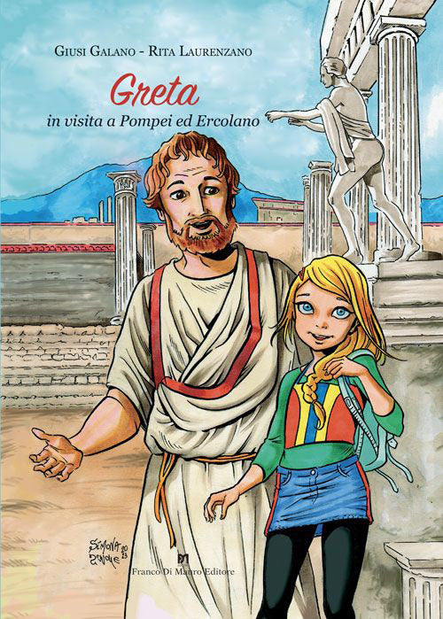 Greta in visita a Pompei ed Ercolano