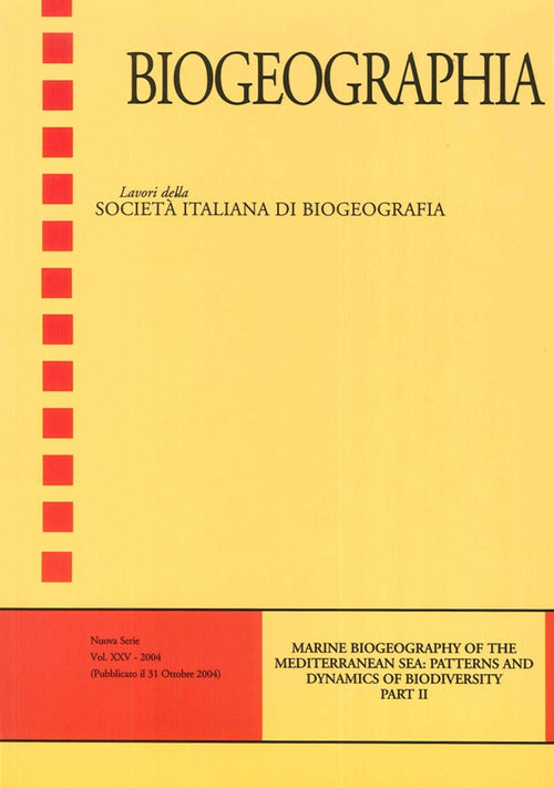 Marine biogeography of the Mediterranean sea: patterns and dynamic of biodiversity. Vol. 2