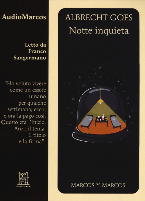Notte inquieta letto da Franco Sangermano. Audiolibro. CD Audio formato MP3
