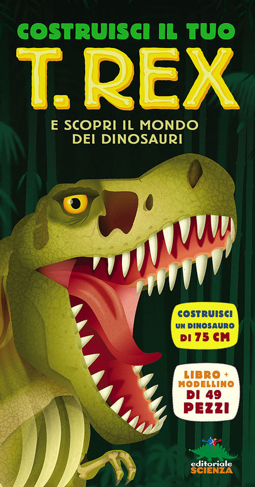 Costruisci il tuo T-Rexe scopri il mondo dei dinosauri. Libro pop-up