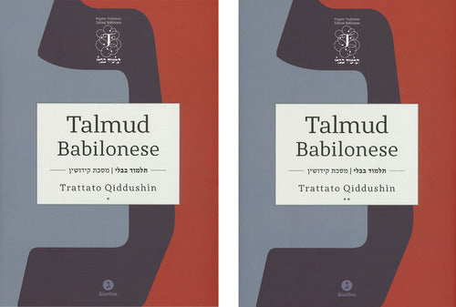 Talmud babilonese. Trattato Qiddushn. Testo ebraico a fronte
