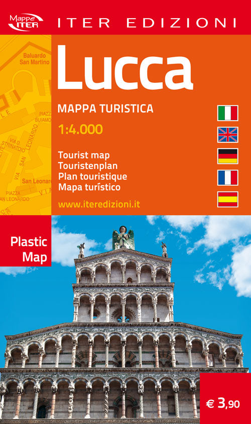 Lucca. Mappa turistica 1:4.000