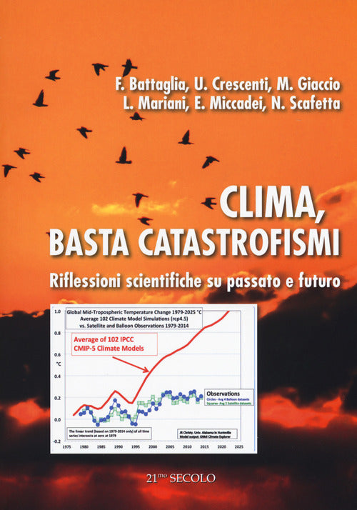 Cover of Clima, basta catastrofismi. Riflessioni scientifiche su passato e futuro