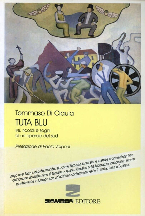 Cover of Tuta blu. Ire, ricordi e sogni di un operaio del Sud
