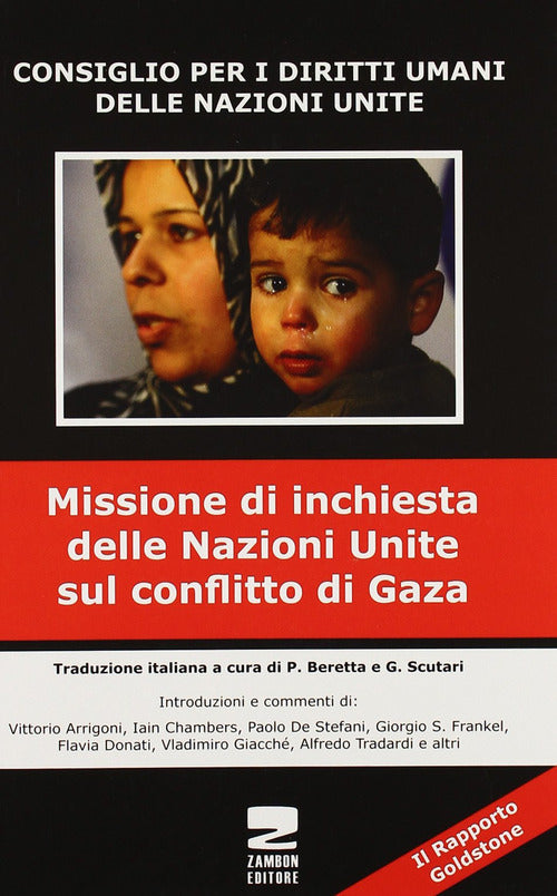 Cover of Rapporto Goldstone. Missione di inchiesta delle Nazioni Unite sul conflitto di Gaza