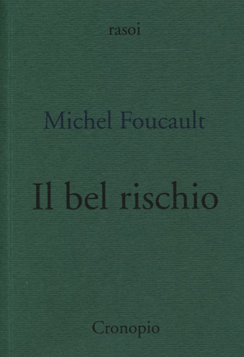Cover of bel rischio. Conversazione con Claude Bonnefoy