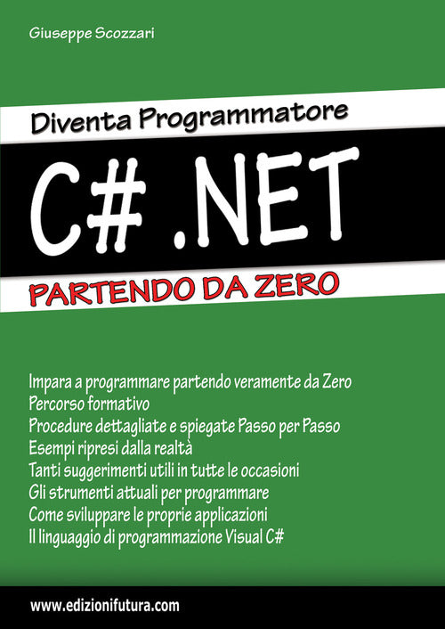 Cover of Diventa programmatore c#.net. Partendo da zero