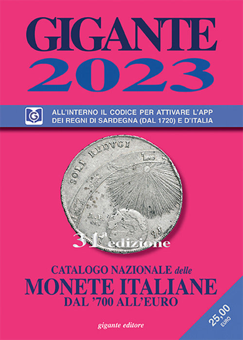 Cover of Gigante 2023. Catalogo nazionale delle monete italiane dal '700 all'euro