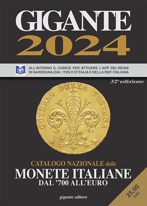 Cover of Gigante 2024. Catalogo nazionale delle monete italiane dal '700 all'euro