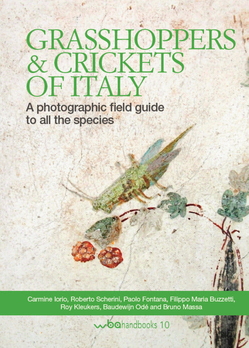 Cover of Grasshoppers and crickets of Italy. A photographic field guide to all the species