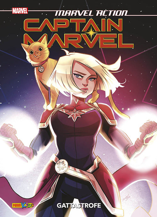 Cover of Captain Marvel. Marvel action