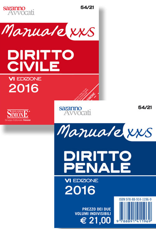 Cover of Diritto civile-Diritto penale