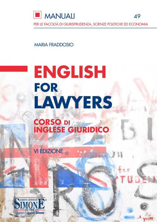 Cover of English for lawyers. Corso di inglese giuridico