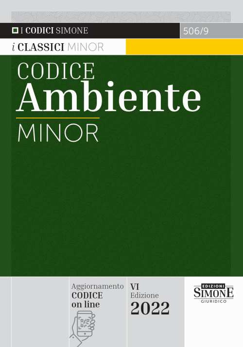 Cover of Codice dell'ambiente. Ediz. minor