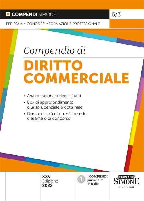 Cover of Compendio di diritto commerciale