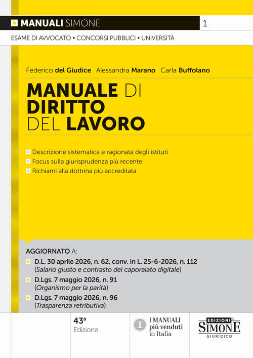 Manuale di diritto del lavoro