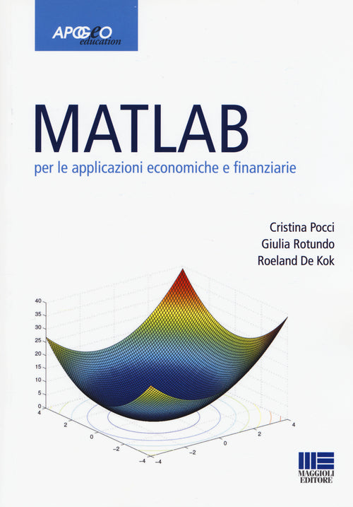 Cover of Matlab per le applicazioni economiche e finanziarie