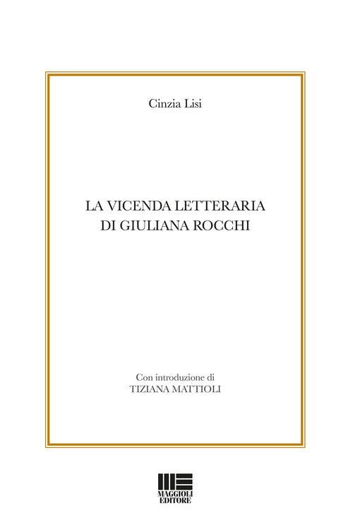 Cover of vicenda letteraria di Giuliana Rocchi