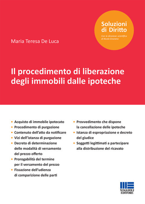 Cover of procedimento di liberazione degli immobili dalle ipoteche