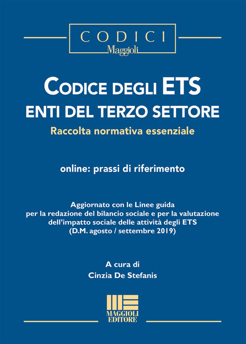Cover of Codice degli ETS enti del terzo settore