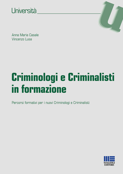 Cover of Criminologi e criminalisti in formazione