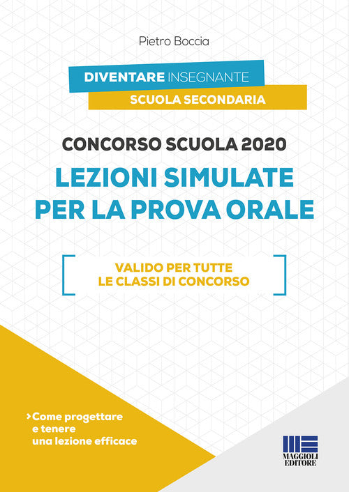 Cover of Concorso scuola 2020. Lezioni simulate per la prova orale