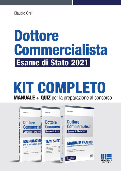 Cover of Dottore commercialista. Esame di Stato 2021. Kit completo