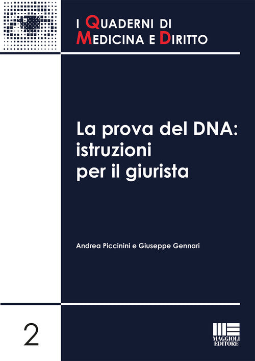 Cover of prova del DNA. Istruzioni per il giurista