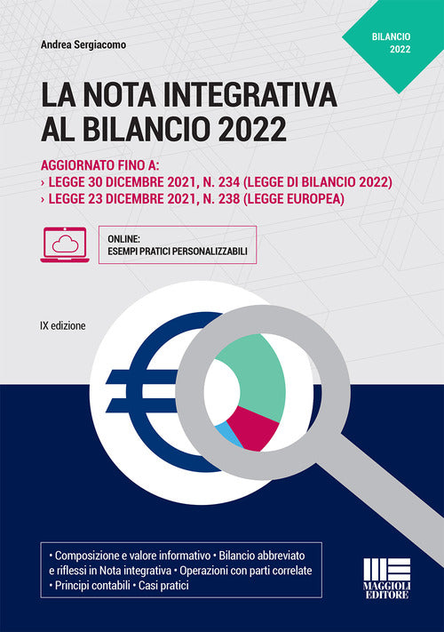 Cover of nota integrativa al bilancio