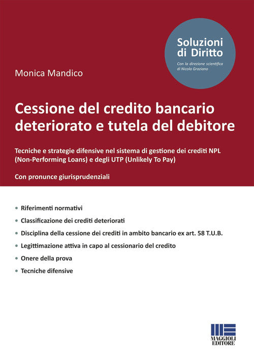 Cover of Cessione del credito bancario deteriorato e tutela del debitore
