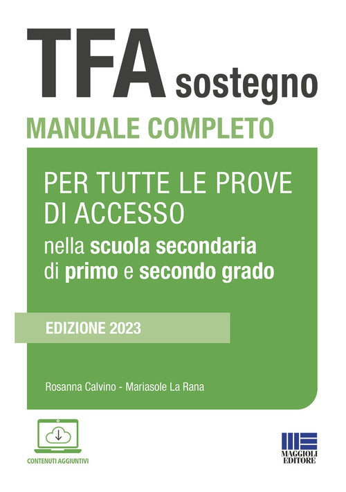 Cover of TFA sostegno nella scuola secondaria di primo e secondo grado