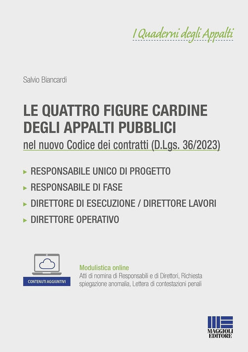 Cover of Le quattro figure cardine degli appalti pubblici