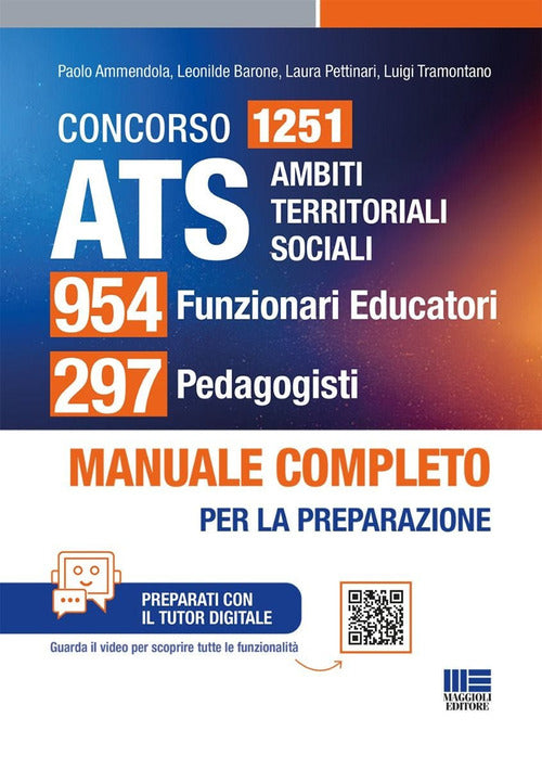 Concorso ATS Ambiti Territoriali Sociali - 1251 Funzionari Educatori. Manuale completo per tutte le prove