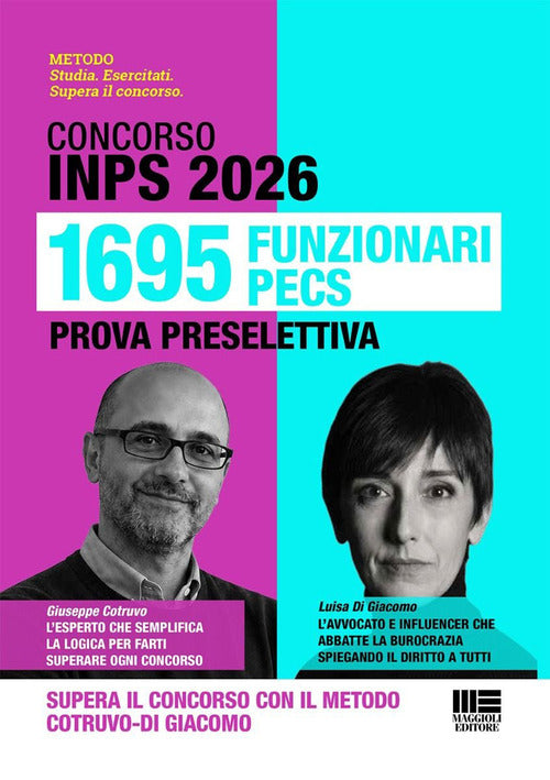Concorso INPS 2026. 1695 funzionari PECS. Prova preselettiva