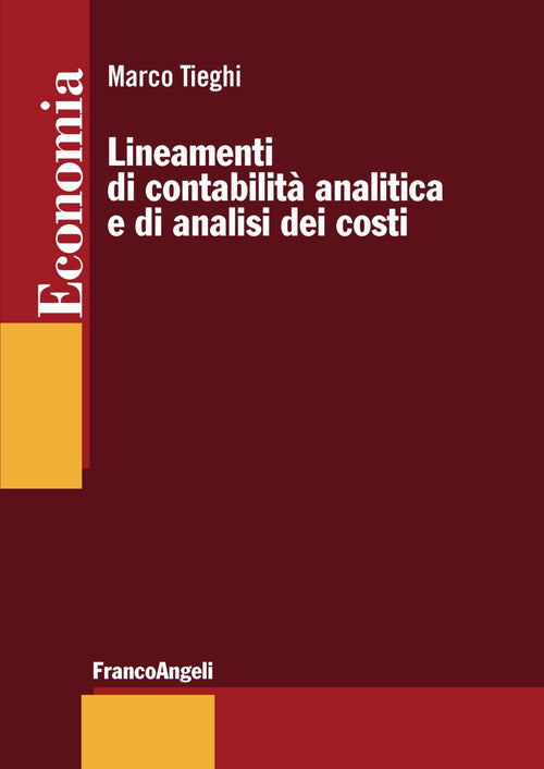 Cover of Lineamenti di contabilità analitica e di analisi dei costi