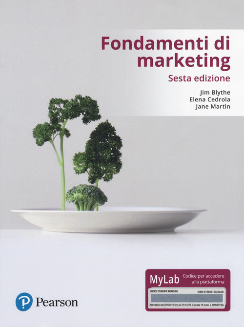Cover of Fondamenti di marketing. Ediz. mylab